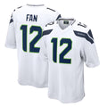 S.Seahawks #12 12th Fan Player White Home Game Odoa Stitched Jerseys