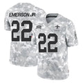 NO.Saints #22 Martin Emerson Jr. Player Arctic Camo Salute To Service Limited Game Odoa Stitched Jerseys