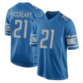 D.Lions #21 Roger McCreary Player Blue Home Game Odoa Stitched Jerseys