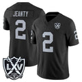 LV.Raiders #2 Ashton Jeanty Player Black 2026 Vapor Limited Home Game Odoa Stitched Jerseys