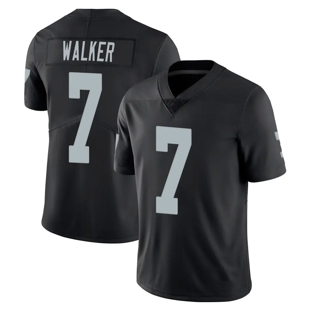 LV.Raiders #7 Quay Walker Player Black Limited Vapor Untouchable Home Game Odoa Stitched Jerseys