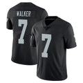 LV.Raiders #7 Quay Walker Player Black Limited Vapor Untouchable Home Game Odoa Stitched Jerseys