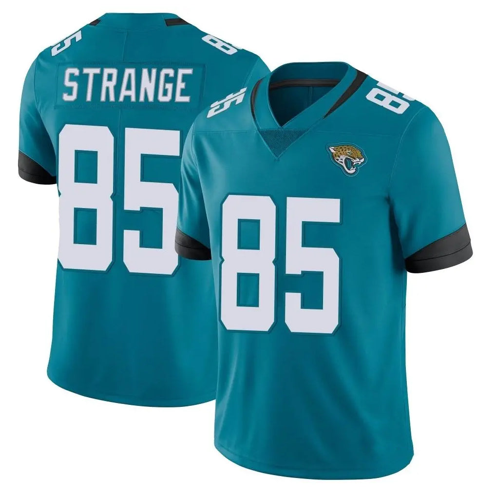 J.Jaguars #85 Brenton Strange Player Teal Vapor Untouchable Limited Home Game Odoa Stitched Jerseys