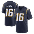 LA.Chargers #16 J.K. Scott Player Navy Alternate Home Game Odoa Stitched Jerseys