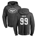 NY.Jets #99 T'Vondre Sweat Player Gray Pullover Hoodies Limited Game Odoa Stitched Jerseys