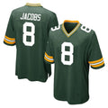 GB.Packers #8 Josh Jacobs Player Green Home Game Odoa Stitched Jerseys