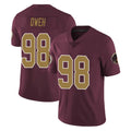 W.Commanders #98 Odafe Oweh Player Burgundy Alternate Vapor Untouchable Home Game Odoa Stitched Jerseys