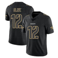 NO.Saints #12 Chris Olave Player Black Impact Limited Home Game Odoa Stitched Jerseys