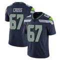 S.Seahawks #67 Charles Cross Player Navy Limited Vapor Untouchable Home Game Odoa Stitched Jerseys