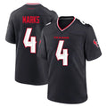 H.Texans #4 Woody Marks Player Navy Team Home Game Odoa Stitched Jerseys