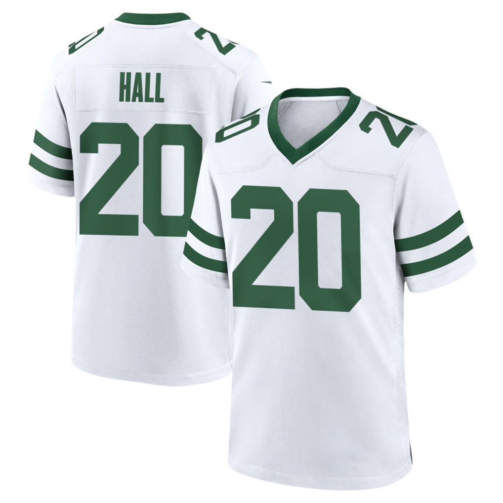 NY.Jets #20 Breece Hall Player White Legacy Home Game Odoa Stitched Jerseys