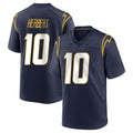 LA.Chargers #10 Justin Herbert Player Navy Home Game Odoa Stitched Jerseys