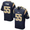 LA.Rams #55 Braden Fiske Player Navy Home Game Odoa Stitched Jerseys
