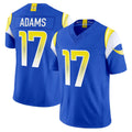 LA.Rams #17 Davante Adams Player Royal Rivalries Vapor Limited Home Game Odoa Stitched Jerseys