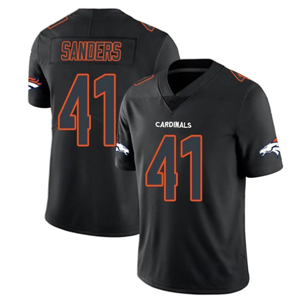 D.Broncos #41 Drew Sanders Player Black Impact Limited Game Odoa Stitched Jerseys