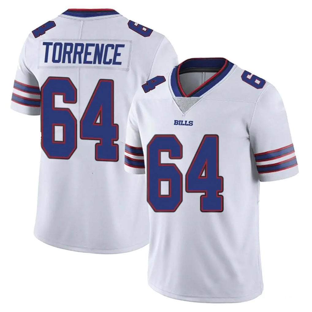 B.Bills #64 O'Cyrus Torrence Player White Vapor Untouchable Limited Odoa Stitched Jerseys