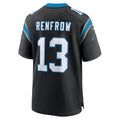 Odoa C.Panthers #13 Hunter Renfrow Black Team Game Jersey