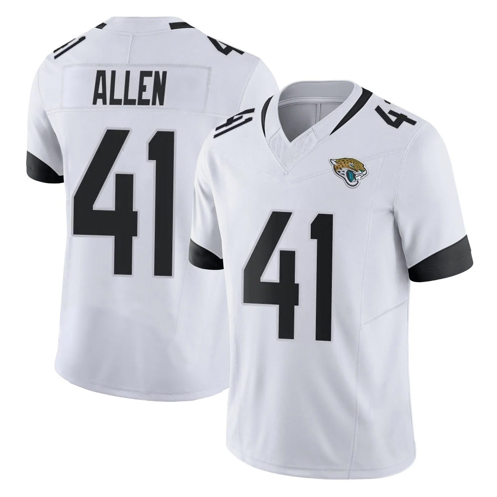 J.Jaguars #41 Josh Hines-Allen Player White Vapor F.U.S.E. Limited Home Game Odoa Stitched Jerseys