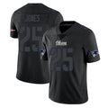 NE.Patriots #25 Marcus Jones Player Black Impact LImited Home Game Odoa Stitched Jerseys