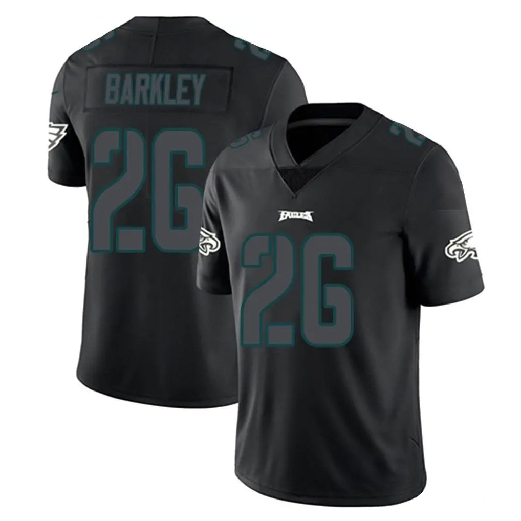 P.Eagles #26 Saquon Barkley Player Limited Black Impact Home Game Odoa Stitched Jerseys