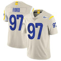 LA.Rams #97 Poona Ford Player Bone Limited Vapor Home Game Odoa Stitched Jerseys