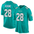 M.Dolphins #28 De'Von Achane Player Aqua Team Color Home Game Odoa Stitched Jerseys