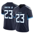 T.Titans #23 Kevin Winston Jr. Player Navy Limited Vapor F.U.S.E. Home Game Odoa Stitched Jerseys