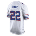 B.Bills #22 Ray Davis Player White Alternate Limited Home Game Odoa Stitched Jerseys