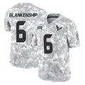 H.Texans #6 Reed Blankenship Player Arctic Camo Salute To Service Limited Game Odoa Stitched Jerseys