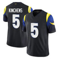 LA.Rams #5 Kamren Kinchens Player Black Midnight Rivalries Collection Limited Home Game Odoa Stitched Jerseys