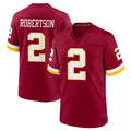 W.Commanders #2 Amik Robertson Player Burgundy Game Home Odoa Stitched Jerseys