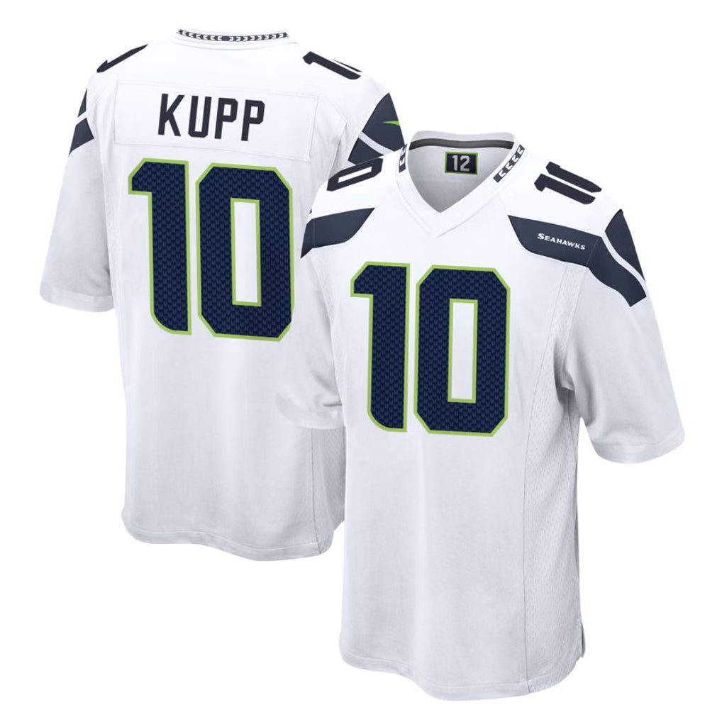S.Seahawks #10 Cooper Kupp Player White Home Game Odoa Stitched Jerseys