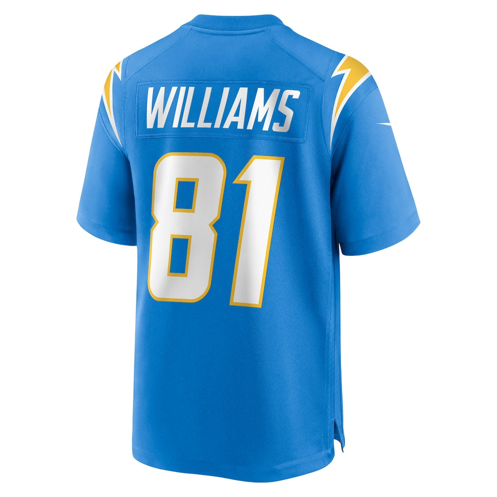 Odoa LA.Chargers #81 Mike Williams Powder Blue Team Game Jersey