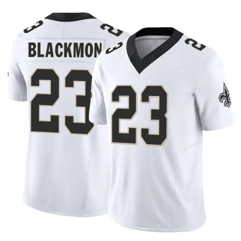 NO.Saints #23 Julian Blackmon Player White Limited Vapor F.U.S.E. Home Game Odoa Stitched Jerseys