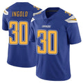 LA.Chargers #30 Alec Ingold Player Royal Limited Color Rush Vapor Untouchable Home Game Odoa Stitched Jerseys