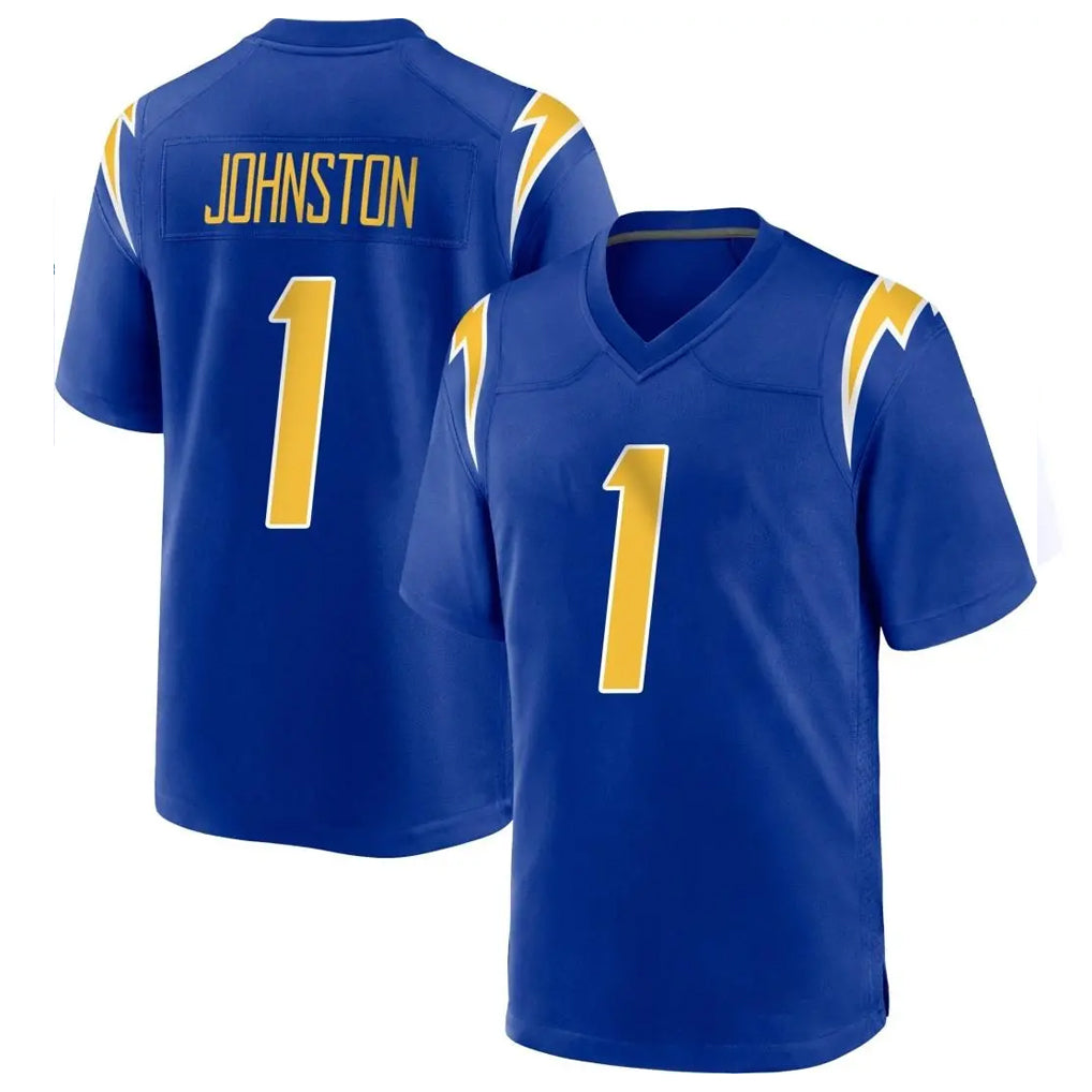 LA.Chargers #1 Quentin Johnston Player Royal Home Game Odoa Stitched Jerseys