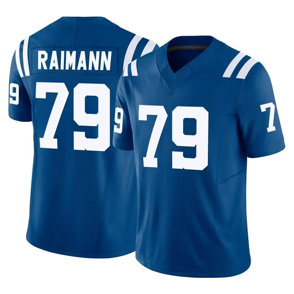 IN.Colts #79 Bernhard Raimann Player Royal Limited Vapor F.U.S.E. Home Game Odoa Stitched Jerseys