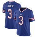 B.Bills #3 Damar Hamlin Player Royal Vapor Untouchable Limited Odoa Stitched Jerseys