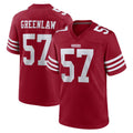 SF.49ers #57 Dre Greenlaw Player Red Game Home Odoa Stitched Jerseys