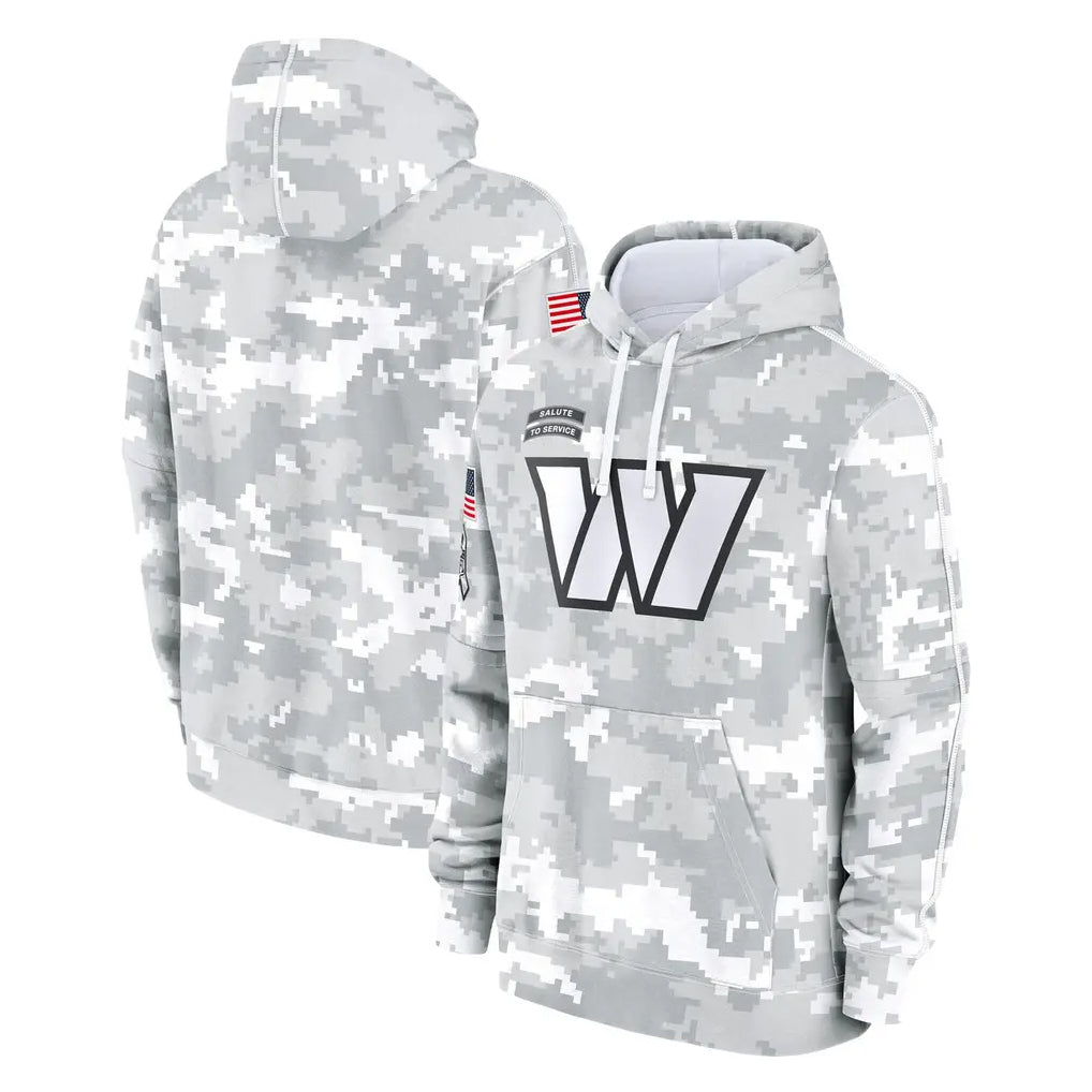 W.Commanders ## Commanders Blank Player Arctic Camo Limited Salute to Service Pullover Hoodies Game Odoa Stitched Jerseys