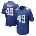 NY.Giants #49 Tremaine Edmunds Player Royal Home Game Odoa Stitched Jerseys