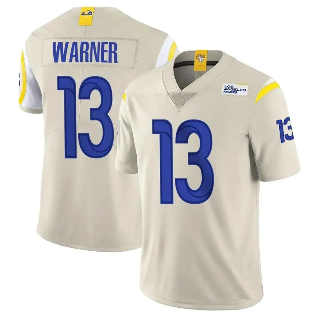 LA.Rams #13 Kurt Warner Player Bone Limited Vapor Retired Odoa Stitched Jerseys