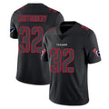 H.Texans #32 David Montgomery Player Black Impact Limited Game Odoa Stitched Jerseys