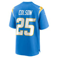 Odoa LA.Chargers #25 Junior Colson Powder Blue Team Game Jersey