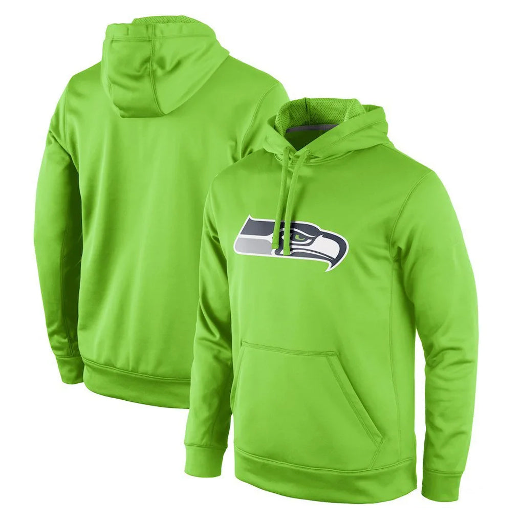 S.Seahawks ## Seahawks Blank Player Green LOGO Pullover Hoodies Game Odoa Stitched Jerseys