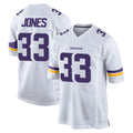 M.Vikings #33 Aaron Jones Sr. Player White Home Game Odoa Stitched Jerseys
