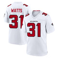 A.Falcons #31 Xavier Watts Player White Team Color Home Game Odoa Stitched Jerseys