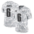 P.Eagles #6 DeVonta Smith Player Arctic Camo Salute to Service Limited Game Odoa Stitched Jerseys
