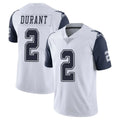 D.Cowboys #2 Cobie Durant Player White-Navy Limited Color Rush Vapor Untouchable Home Game Odoa Stitched Jerseys