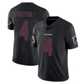 A.Falcons #4 Jahan Dotson Player Black Impact Limited Game Odoa Stitched Jerseys